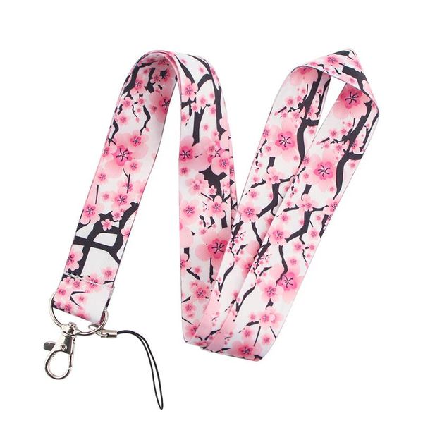 pink flowers plum blossom neck strap keychain lanyard for keys id badge holder diy hang rope webbing ribbon mobile accessories cell phone st 
pink flowers plum blossom neck strap keychain lanyard for keys id badge holder diy hang rope webbing ribbon mobile accessories cell phone st