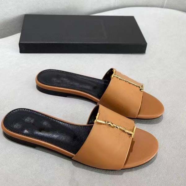 level designer women slippers luxury quality genuine leather metal letter y flat sandals sandy flip flops 35-43 with box, Black
level designer women slippers luxury quality genuine leather metal letter y flat sandals sandy flip flops 35-43 with box, Black
