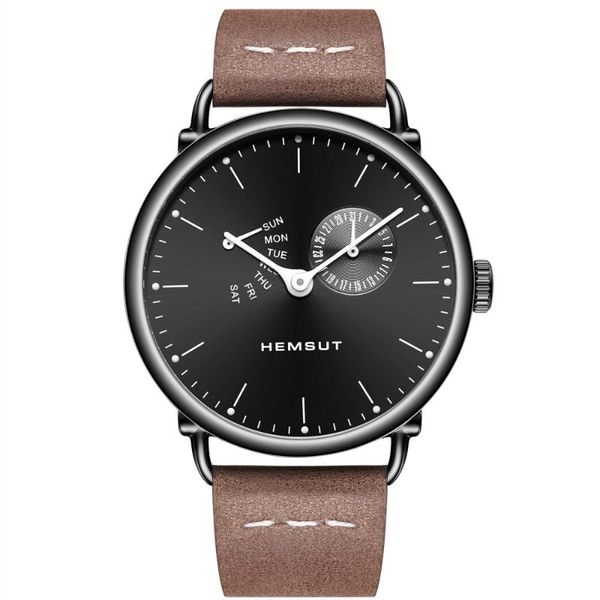 wristwatches men's watch hemsut ultra-thin men leather band watches movement 30m waterproof black relogio masculino 2021, Slivery;brown
wristwatches men's watch hemsut ultra-thin men leather band watches movement 30m waterproof black relogio masculino 2021, Slivery;brown