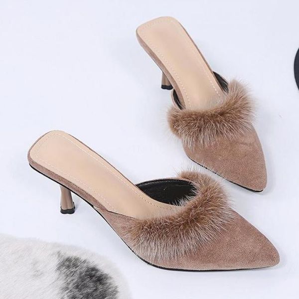 high heel faux fur slippers women fluffy outdoor female casual flip flops slides zapatillas mujer casa sapatos, Black
high heel faux fur slippers women fluffy outdoor female casual flip flops slides zapatillas mujer casa sapatos, Black