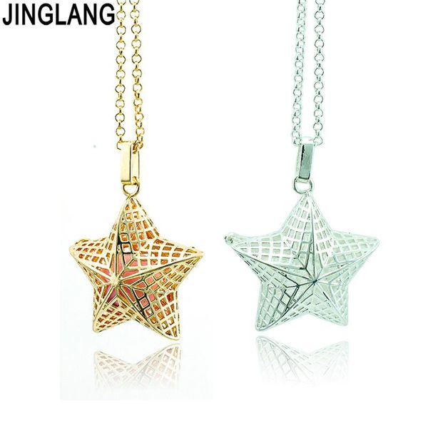 pendant necklaces jinglang wholesale fashion angel baby chime music ball 2 color star charms cage necklace for women jewelry, Silver
pendant necklaces jinglang wholesale fashion angel baby chime music ball 2 color star charms cage necklace for women jewelry, Silver