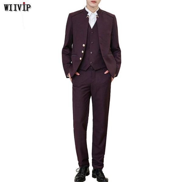 men's business suit pants vest sets + 3 pieces slim suits wedding party blazers jacket preppy style 365 &, White;black
men's business suit pants vest sets + 3 pieces slim suits wedding party blazers jacket preppy style 365 &, White;black
