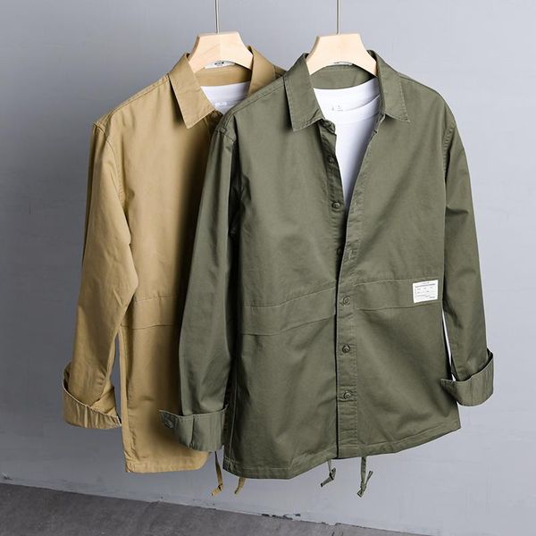 100% cotton spring design jacket men casual fashion jackets for brand shirt mens outwear comfortable shits male camisa men's, Black;brown
100% cotton spring design jacket men casual fashion jackets for brand shirt mens outwear comfortable shits male camisa men's, Black;brown