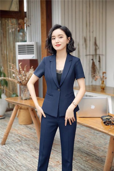 women's suits & blazers 2021 fashion navy blue casual with jackets and pants for women uniform designs pantsuits plus size, White;black
women's suits & blazers 2021 fashion navy blue casual with jackets and pants for women uniform designs pantsuits plus size, White;black