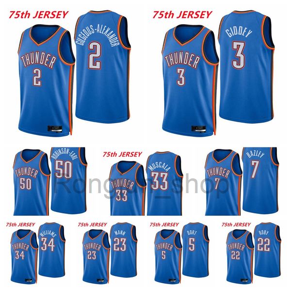 2021-22 75th anniversary diamond printed mens basketball shai gilgeous-alexander josh giddey jeremiah robinson-earl dort muscala blue jersey, Black
2021-22 75th anniversary diamond printed mens basketball shai gilgeous-alexander josh giddey jeremiah robinson-earl dort muscala blue jersey, Black