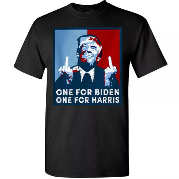 donald trump 2024 middle finger republican t-shirt for trump fans vote tee gifts, White;black
donald trump 2024 middle finger republican t-shirt for trump fans vote tee gifts, White;black