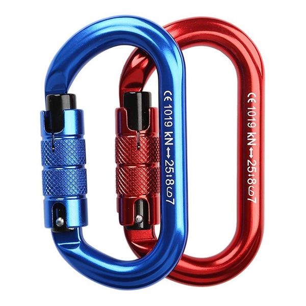 cords, slings and webbing 25kn professional climbing carabiner screw locking gate o-shape buckle clip camping equipment accessories
cords, slings and webbing 25kn professional climbing carabiner screw locking gate o-shape buckle clip camping equipment accessories