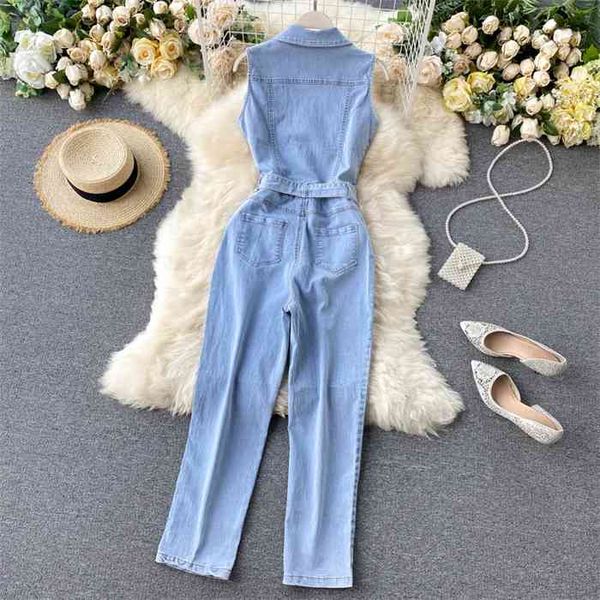 summer new women sleeveless pockets bandage vintage straight denim overalls female street wear jumpsuit, Black;white
summer new women sleeveless pockets bandage vintage straight denim overalls female street wear jumpsuit, Black;white