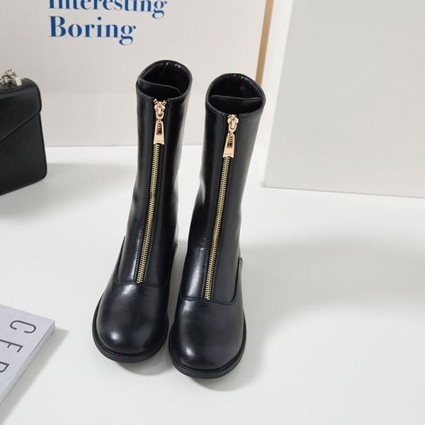 boots oversized -15 women shoes for ladies woman winter front zipper round head flat heel, Black
boots oversized -15 women shoes for ladies woman winter front zipper round head flat heel, Black