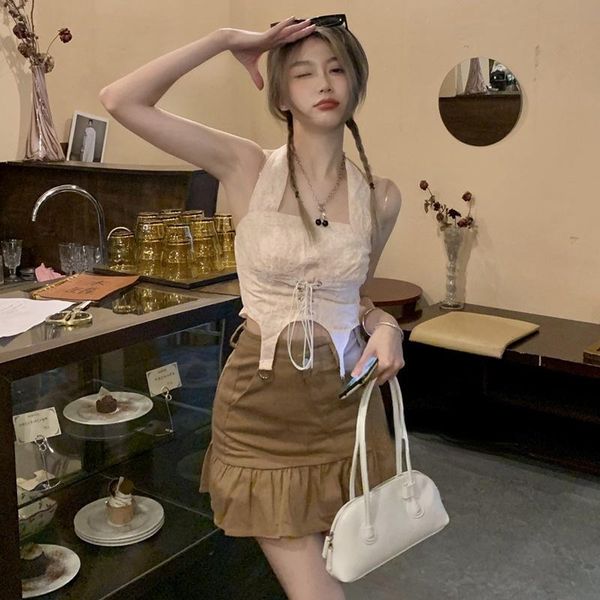 women's tanks & camis cropped y2k aesthetic clothes for women off shoulder summer arrival backless ulzzang korean fashion clothing, White
women's tanks & camis cropped y2k aesthetic clothes for women off shoulder summer arrival backless ulzzang korean fashion clothing, White