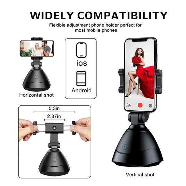 rotate live broadcast follow-up pan tilt mobile phone holder 360 horizontal assistant app bluetooth 5.0 chip multiple functions selfie monop
rotate live broadcast follow-up pan tilt mobile phone holder 360 horizontal assistant app bluetooth 5.0 chip multiple functions selfie monop