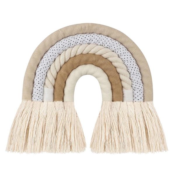 decorative objects & figurines diy rope rainbow tapestry wall hanging toys handmade weaving ornament nordic baby kids room decor home decora
decorative objects & figurines diy rope rainbow tapestry wall hanging toys handmade weaving ornament nordic baby kids room decor home decora