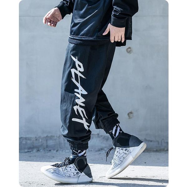 men's pants letter printing streetwear harajuku clothes loose jogger trendy hiphop cargo overalls leggings oversized trousers, Black
men's pants letter printing streetwear harajuku clothes loose jogger trendy hiphop cargo overalls leggings oversized trousers, Black