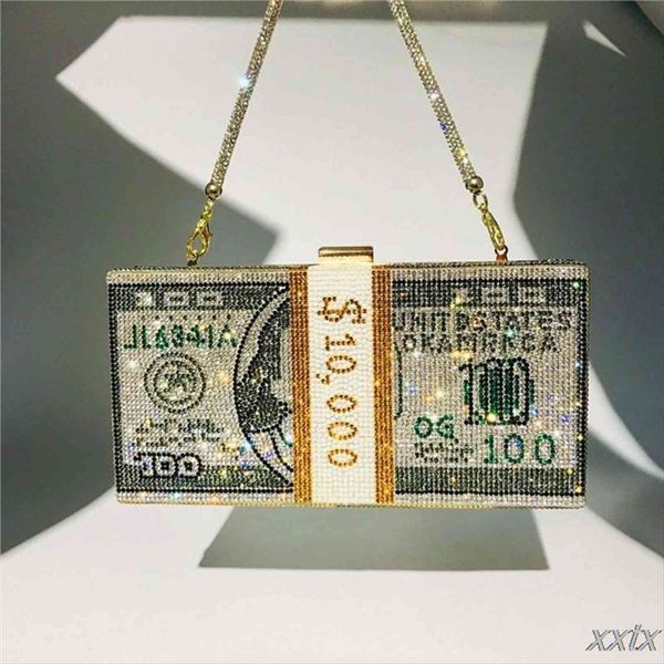 bling money clutch rhinestone evening bags purse 10000 dollars stack of cash handbag shoulder wedding dinner bag 8 color summer
bling money clutch rhinestone evening bags purse 10000 dollars stack of cash handbag shoulder wedding dinner bag 8 color summer