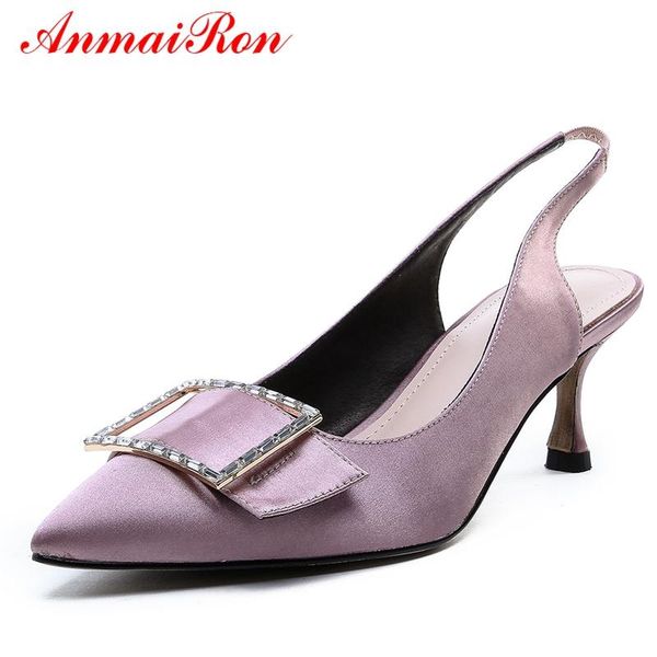 dress shoes anmairon silk basic high thin heels women pointed toe casual slip-on fashion crystal pumps size 34-39 ly800, Black
dress shoes anmairon silk basic high thin heels women pointed toe casual slip-on fashion crystal pumps size 34-39 ly800, Black