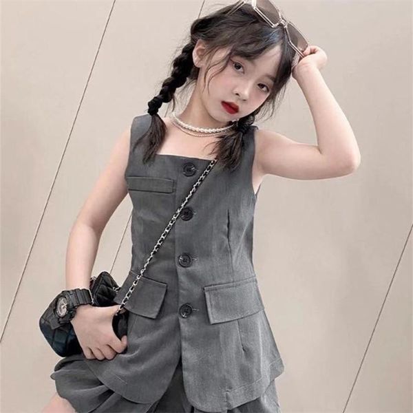 clothing sets two piece set blazer vest + lantern shorts fashion outfits single breasted button up teenage girls casual suit 4 to 16 yrs, White
clothing sets two piece set blazer vest + lantern shorts fashion outfits single breasted button up teenage girls casual suit 4 to 16 yrs, White