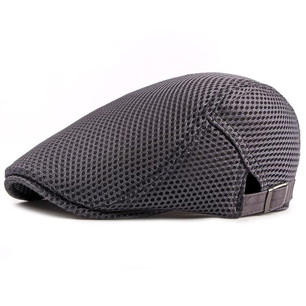 berets men women peaked caps mesh breathable beanies grid beret korean style solid color hats, Blue;gray
berets men women peaked caps mesh breathable beanies grid beret korean style solid color hats, Blue;gray