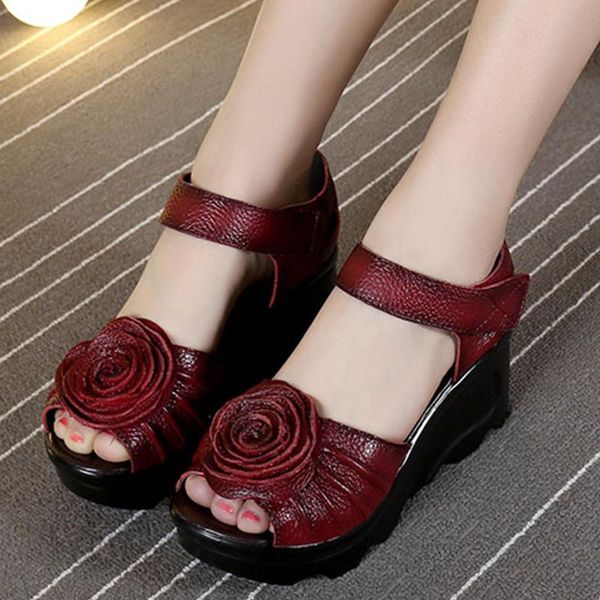 dress shoes 2021 ethnic style genuine leather women sandals wedges handmade platform sandal, Black
dress shoes 2021 ethnic style genuine leather women sandals wedges handmade platform sandal, Black