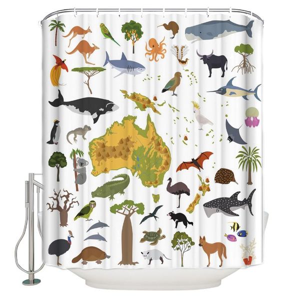 shower curtains australia oceania plants and animals map curtain waterproof polyester bath
shower curtains australia oceania plants and animals map curtain waterproof polyester bath
