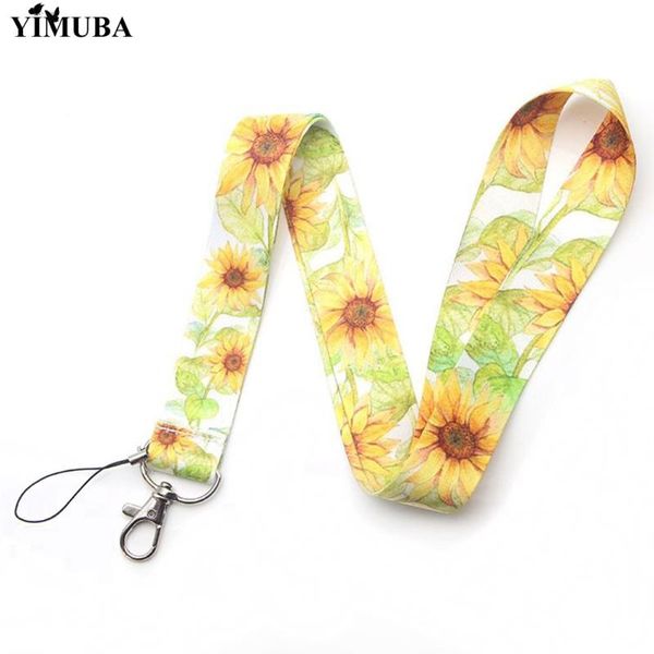 keychains yimuba 2021 spring painting sunflower neck straps keychain usb keys id card badge holder diy hanging rope mobile phone lanyards, Silver
keychains yimuba 2021 spring painting sunflower neck straps keychain usb keys id card badge holder diy hanging rope mobile phone lanyards, Silver