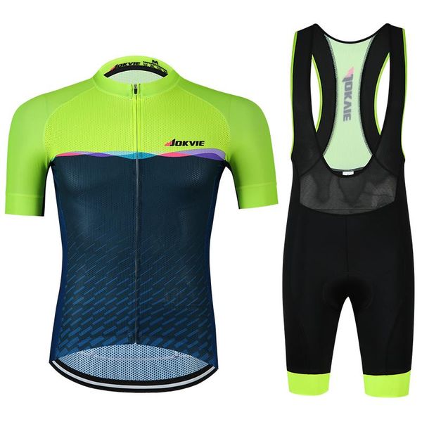 racing sets jokvie 2021 men cycling jersey set fluorescent green short sleeve breathable bicycle riding clothing, Black;blue
racing sets jokvie 2021 men cycling jersey set fluorescent green short sleeve breathable bicycle riding clothing, Black;blue