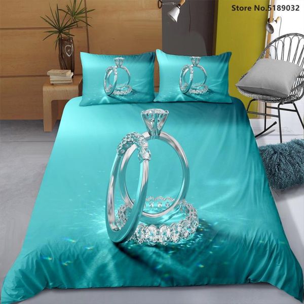 ring print 2/3 piece bedding sets couple gift bed cover set luxury bedroom king size home
ring print 2/3 piece bedding sets couple gift bed cover set luxury bedroom king size home