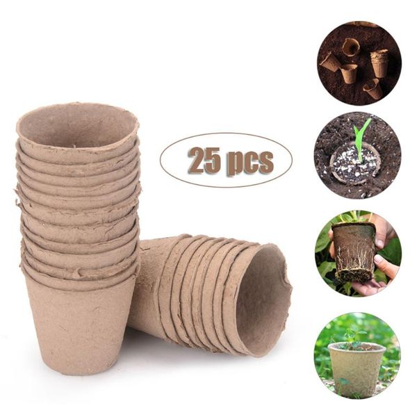 planters & pots 20/25pcs nursery plates eco-friendly seedling starter trays biodegradable paper pulp suitable planting raising
planters & pots 20/25pcs nursery plates eco-friendly seedling starter trays biodegradable paper pulp suitable planting raising