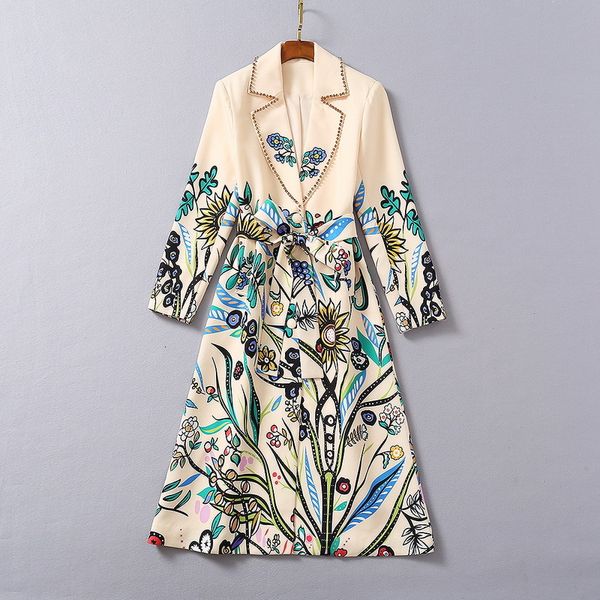 women's trench coats european and american women's wear winter style long-sleeved beaded suit neck print lace-up fashion trench co, Tan;black
women's trench coats european and american women's wear winter style long-sleeved beaded suit neck print lace-up fashion trench co, Tan;black