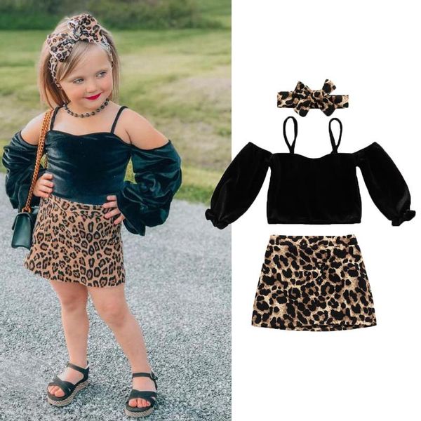 clothing sets 3pcs toddler baby kid girl summer solid off shoulder +leopard skirt+headband clothes fashion girls spring, White
clothing sets 3pcs toddler baby kid girl summer solid off shoulder +leopard skirt+headband clothes fashion girls spring, White