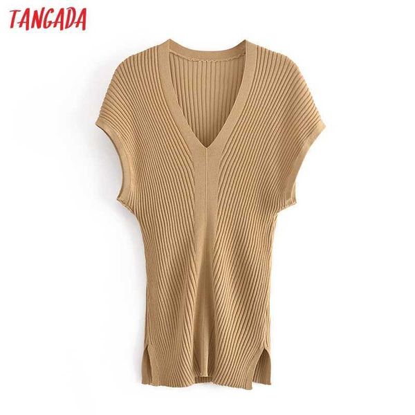 tangada women summer v neck sweater short sleeve ladies knitted jumper sw36 210609, White;black
tangada women summer v neck sweater short sleeve ladies knitted jumper sw36 210609, White;black
