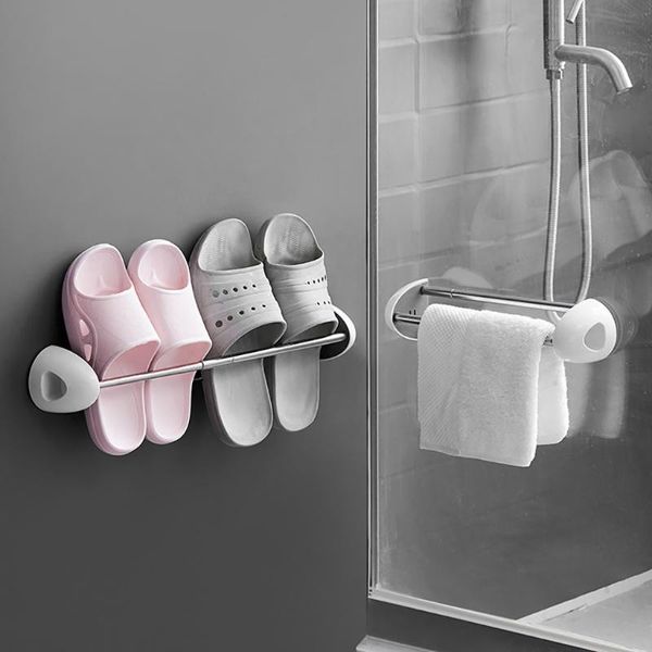 bathroom storage & organization retractable slipper shelf stainless steel towel rack wall hanging punch shoes saving the space shoe #15
bathroom storage & organization retractable slipper shelf stainless steel towel rack wall hanging punch shoes saving the space shoe #15