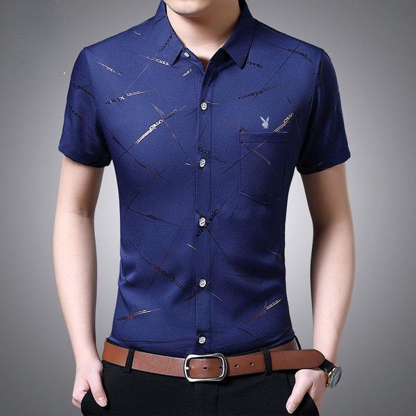men's casual shirts luxury short sleeve shirt summer ice silk single patch pocket slim soft comfortable dress printed, White;black
men's casual shirts luxury short sleeve shirt summer ice silk single patch pocket slim soft comfortable dress printed, White;black