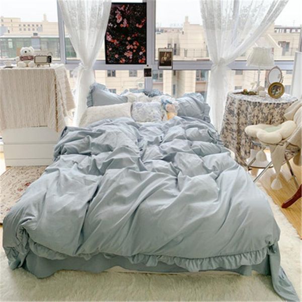 bedding sets 4pcs japanese style lotus leaf set comfortable family solid color duvet cover bed sheet pillowcases gray pink green
bedding sets 4pcs japanese style lotus leaf set comfortable family solid color duvet cover bed sheet pillowcases gray pink green