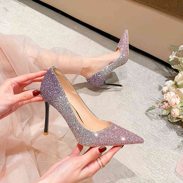 sandals women's wedding shoes versatile single banquet maid of honor master dress crystal sequins high brqd, Black
sandals women's wedding shoes versatile single banquet maid of honor master dress crystal sequins high brqd, Black