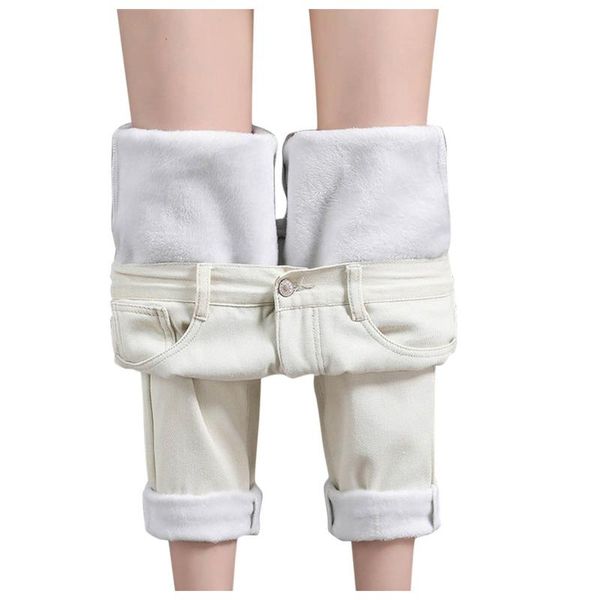 women's jeans candy color women 2021 winter warm fleeces thickening denim trousers casual solid pants female jean black pant #t1g, Blue
women's jeans candy color women 2021 winter warm fleeces thickening denim trousers casual solid pants female jean black pant #t1g, Blue