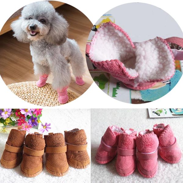 dog apparel warm winter shoes for dogs pink 4pcs/set comfortable soft cute boots snow walking cotton blend
dog apparel warm winter shoes for dogs pink 4pcs/set comfortable soft cute boots snow walking cotton blend
