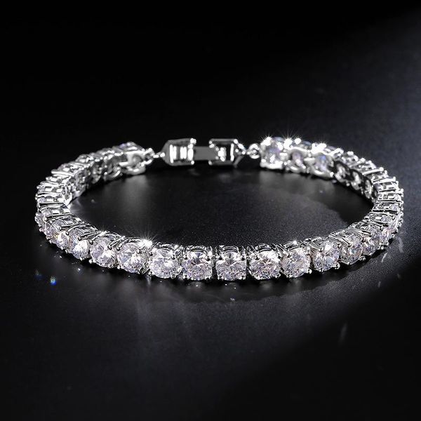 charm bracelets luxury cubic zirconia tennis iced out chain crystal wedding bracelet for women men gold silver color, Golden;silver
charm bracelets luxury cubic zirconia tennis iced out chain crystal wedding bracelet for women men gold silver color, Golden;silver