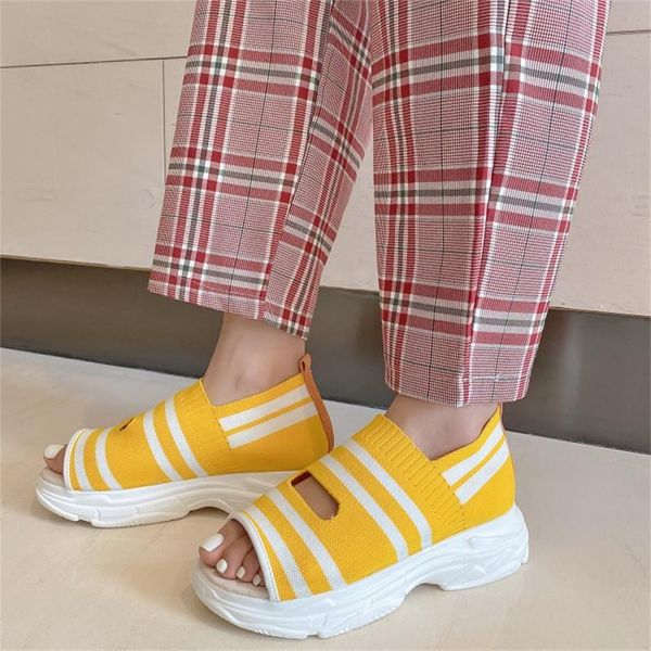 summer soft comfort flat platform sandals women punk rock gothic rome gladiator sandal knitting stretch shoes, Black
summer soft comfort flat platform sandals women punk rock gothic rome gladiator sandal knitting stretch shoes, Black