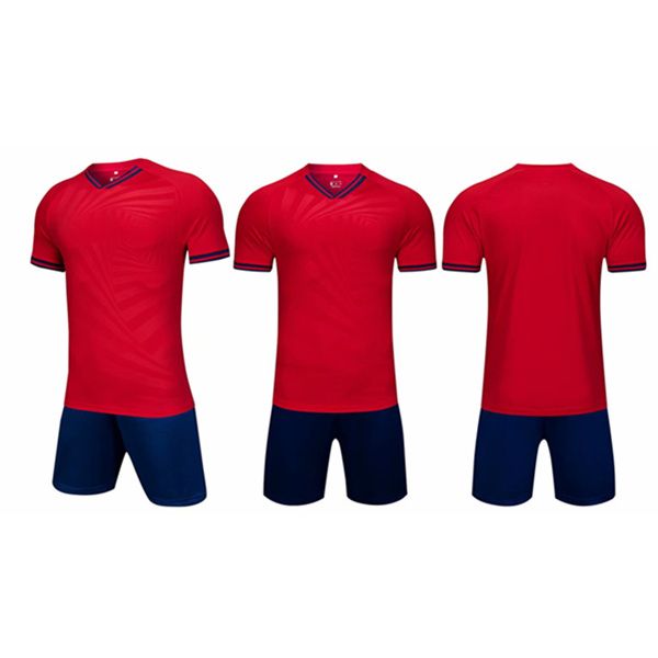 2021 red football jerseys soccer clothes sets short sleeve tracksuit jersey, Black 
2021 red football jerseys soccer clothes sets short sleeve tracksuit jersey, Black