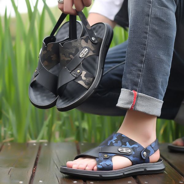 sandals genuine leather summer sandals of men outdoors comfortable beach fashionable underwear slides man flat slippers home flip flops 1nha, Black
sandals genuine leather summer sandals of men outdoors comfortable beach fashionable underwear slides man flat slippers home flip flops 1nha, Black
