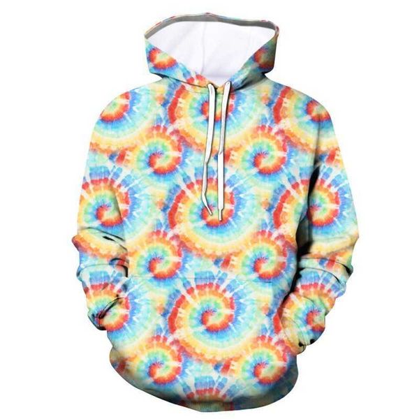 vortex 3d printing color xiangyun sweater large coat casual pullover men's hoodie, Black
vortex 3d printing color xiangyun sweater large coat casual pullover men's hoodie, Black