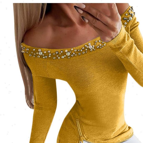 fashion pearl bottom casual winter womens blouses zipper off shoulder female women long sleeve shirt blusas pullover, White
fashion pearl bottom casual winter womens blouses zipper off shoulder female women long sleeve shirt blusas pullover, White