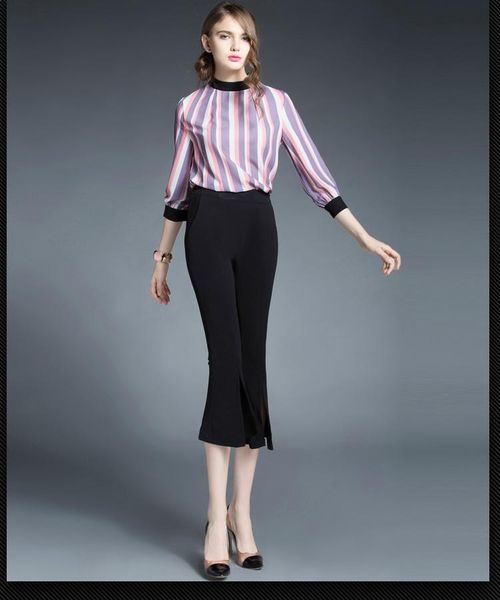 women's pants & capris women plus size trousers 2021 autumn fashion chiffon open fork flare ladies skinny elastic high waist trouser, Black;white
women's pants & capris women plus size trousers 2021 autumn fashion chiffon open fork flare ladies skinny elastic high waist trouser, Black;white
