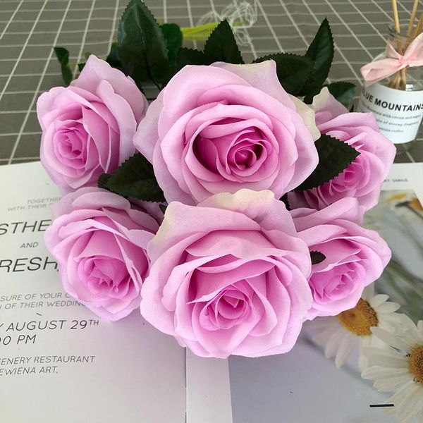 decorative flowers & wreaths 7 heads fake artificial rose wedding party decoration silk bouquet roses flower home garden decor arrangement
decorative flowers & wreaths 7 heads fake artificial rose wedding party decoration silk bouquet roses flower home garden decor arrangement