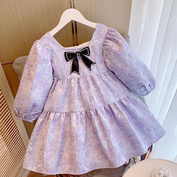 girl's dresses girls long sleeve dress spring autumn round collar floral bow princess party sweet kids clothes for 2-6y, Red;yellow
girl's dresses girls long sleeve dress spring autumn round collar floral bow princess party sweet kids clothes for 2-6y, Red;yellow