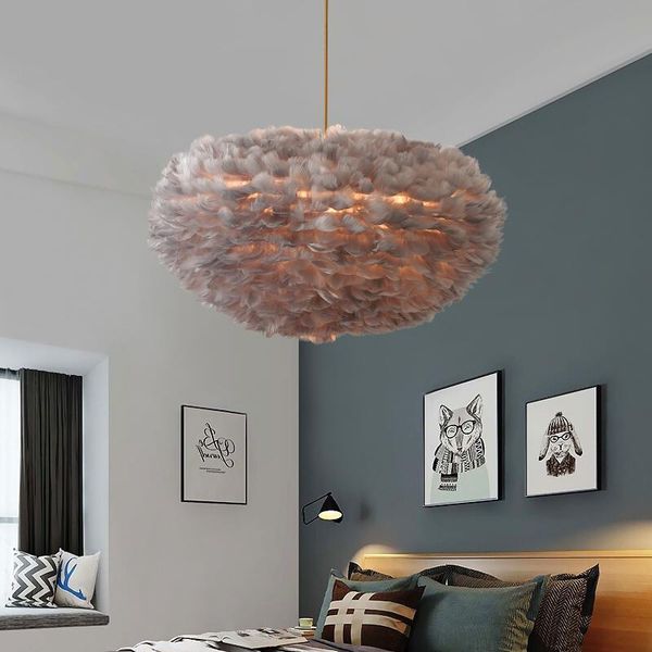 pendant lamps net red feather lamp girl heart bedroom chandelier creative personality ins nordic warm and romantic children's room
pendant lamps net red feather lamp girl heart bedroom chandelier creative personality ins nordic warm and romantic children's room