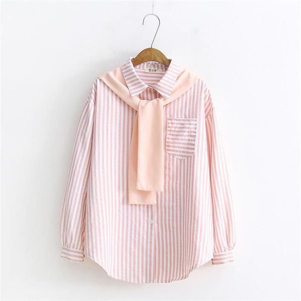 women's blouses & shirts korean fashion casual ladies sailor collar button down womens and 2021 vintage striped long sleeve blouse, White
women's blouses & shirts korean fashion casual ladies sailor collar button down womens and 2021 vintage striped long sleeve blouse, White