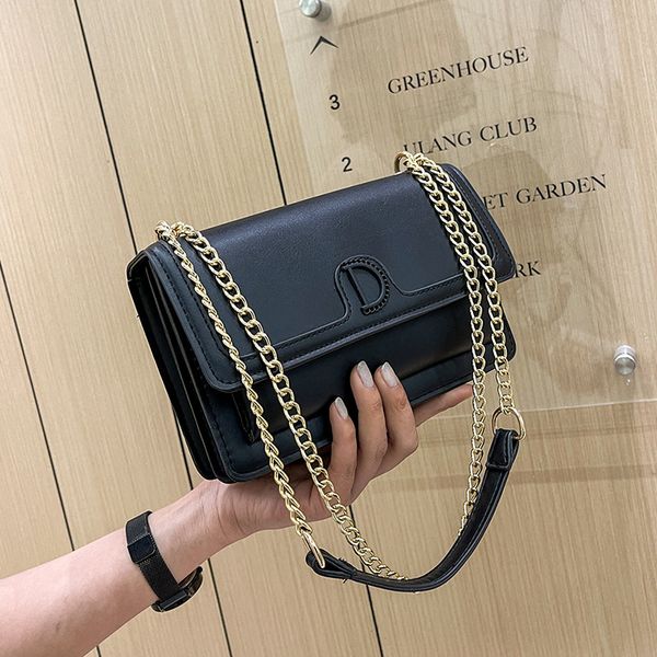 design bag 2021 messenger shoulder bag fashion simple chain small square
