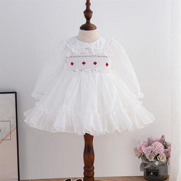 spring baby girls long sleeve pure color dresses children kids girl princess clothing party 210521, Red;yellow
spring baby girls long sleeve pure color dresses children kids girl princess clothing party 210521, Red;yellow