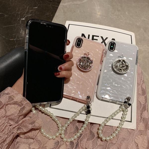 card holders diamond pattern bracket xr protective shell pearl bracelet suitable for iphonexs max mobile phone apple 11promax, Brown;gray
card holders diamond pattern bracket xr protective shell pearl bracelet suitable for iphonexs max mobile phone apple 11promax, Brown;gray